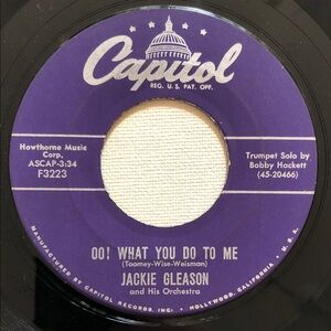 Jackie Gleason Vinyl 45 Record Autumn Leaves ‘55